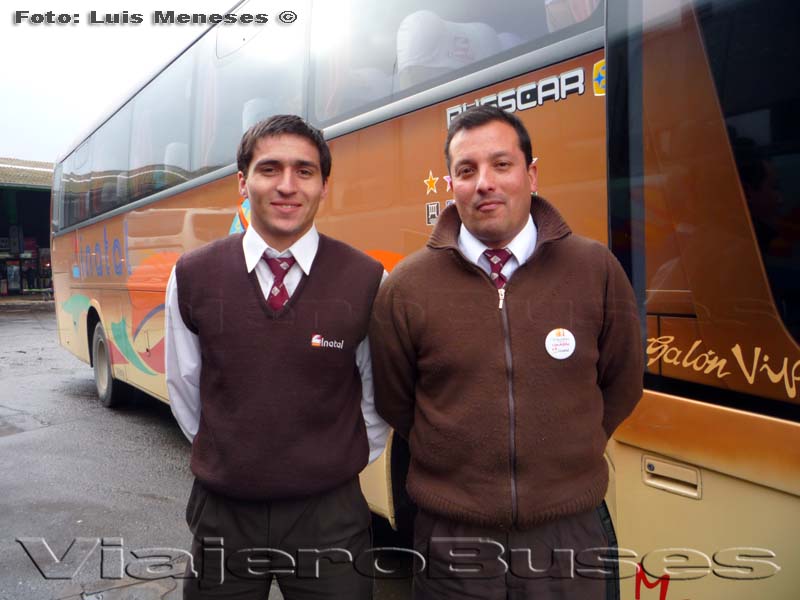 Busscar Vissta Buss LO / Mercedes Benz OH-1628 / Linatal - Conductor: Gabriel Pinochet, Asistente: Leoncio Alegría