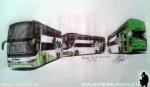 Modasa Zeus 3 / Volvo B420R / Tur-Bus - Dibujo: José Salinas