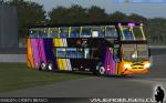 Busscar Panoramico DD / Mercedes Benz O-500RSD / JP Transportes - Diseño: Oswin Bravo