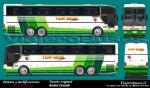 Busscar Jum Buss 380 / Scania K113 / Tur-Bus - Pintura: Hernán Castro