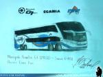 Marcopolo Paradiso G7 1800DD / Scania K410 / Eme Bus - Dibujo: José Salinas