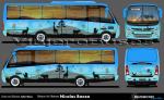 Mencion Honrosa - Busscar Micruss / Mercedes Benz LO-915 / Turismo - Diseño: Nicolas Baeza