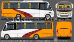 Busscar Micruss / Mercedes Benz LO-915 / Turismo - Diseño: Pedro Saldaña