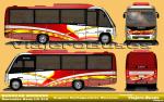 Busscar Micruss / Mercedes Benz LO-915 / Turismo - Diseño: Angello Barbaguelatta