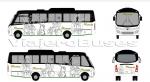 Busscar Micruss / Mercedes Benz LO-915 / Turismo - Diseño: Freddy Silva