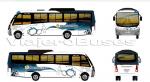 Segundo Lugar - Busscar Micruss / Mercedes Benz LO-915 / Turismo - Diseño: Jervacio Povea