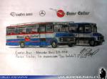 Cuatro Ases / Mercedes Benz 1114 / Buses Cortes - Dibujo: José Salinas