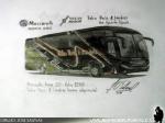 Mascarello Roma 350 / Volvo B290R / Talca Paris y Londres - Dibujo: José Salinas