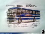 Busscar El Buss 340 / Scania S113 / Andimar - Dibujo: José Salinas